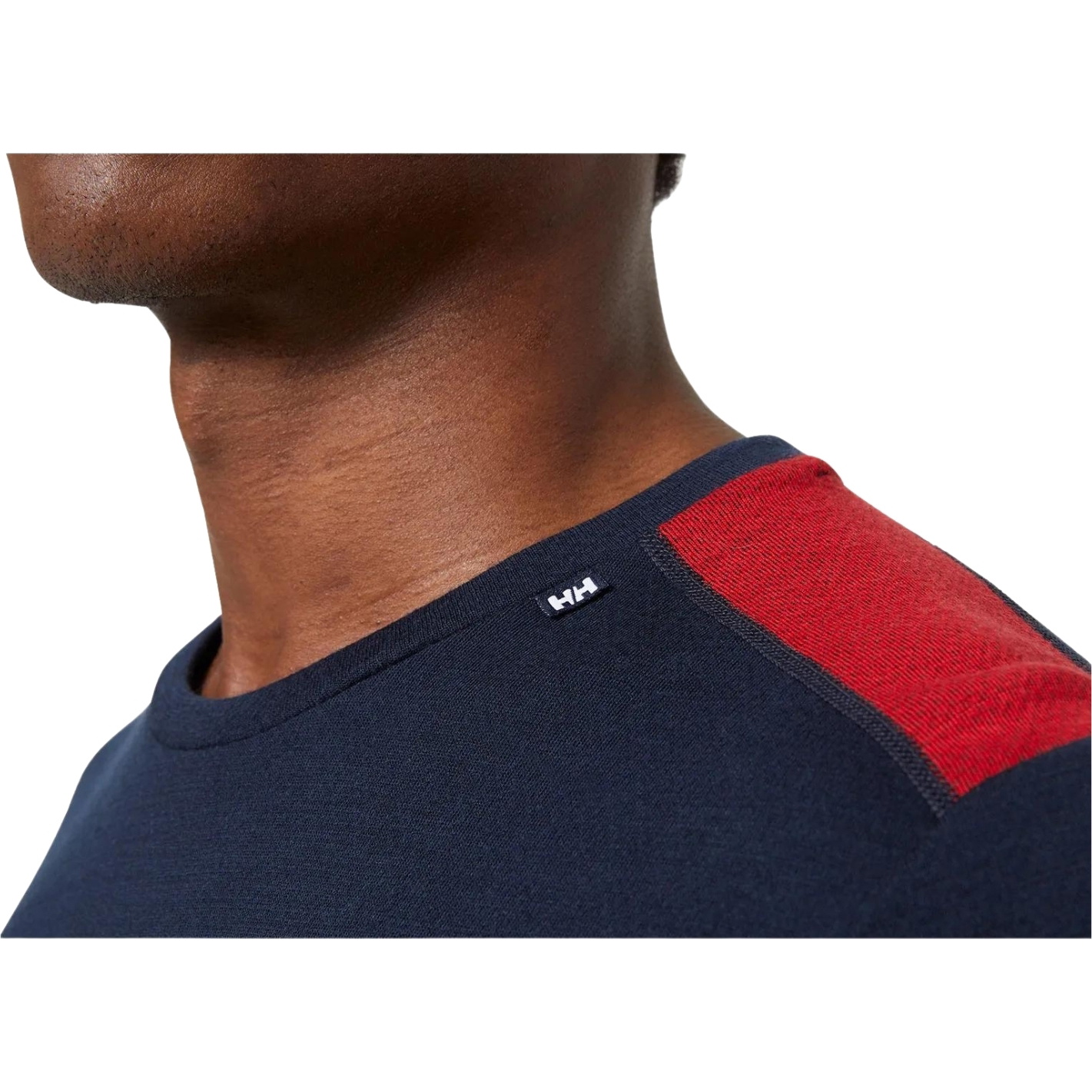 Helly Hansen Mens Lifa Merino Midweight Crew Base Layer 49364 - Navy